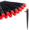 40PCS Adjustable Irrigation Drip Drippers, 360 Degree 8 Holes Watering System Garden Irrigation Dripper, Irrigation Sprinkler Micro Bubbler for 1/4 (4-7 mm) Drip Irrigation Tube