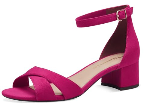Tamaris Damen Klassische Ballerinas, Frauen Flats,Comfort Lining,TOUCHit-Fußbett,Slip-ons,klassisch elegant,Ballerinen,Fuxia,37 EU