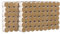HunterBee 108-teiliger Bienenstock-Raucher, Pellet-Bienenstock, Imkerei-Raucher und Werkzeug – Bienenraucher, Bienenstock-Raucher für die Bienenzucht