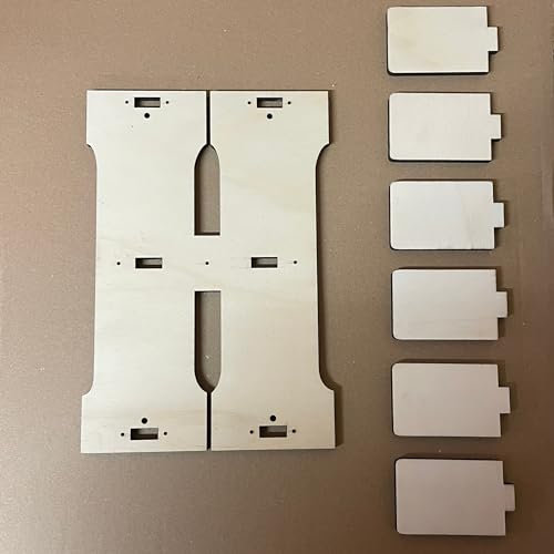 DRYSSON DIY Regal passend für die Toniebox und Tonies Erweiterung Buchstabe Tonieboxregal Tonieregal personalisiert individuell (Buchstabe H)