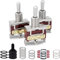 Innfeeltech 3 Pcs Momentar Kippschalter, 10A 125V, 2H-C123 SPDT, 3 Klemmen Ein/Aus/Ein, 3 Position Hochleistungswippschalter mit 3 wasserdichter Kappe