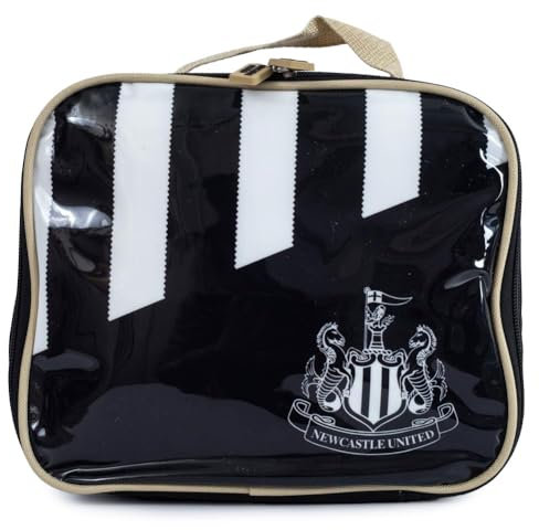 Hy-Pro Officially Licensed Newcastle United F.C. Lunch Bag – Stripe Design, NUFC, Newcastle United Merchandise, Insulated, Portable, Football Gift, Perfect for School or Work