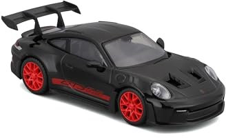 Bburago B18-38313 Porsche 911 GT3 RS Super Car Druckguss, Schwarz