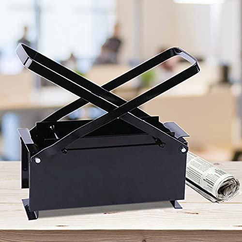 Papierbrikettpresse, Papierpresse Presse Papier Karton Zeitungen, Papierpresse für Briketts manuell Altpapier pressen 33 * 15 * 13 cm