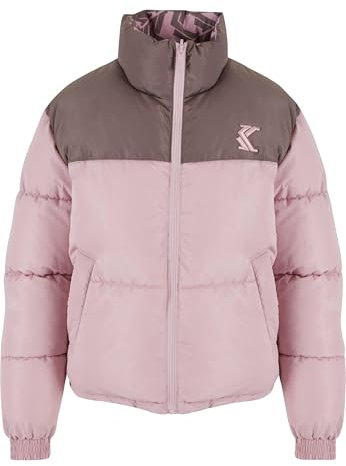 Karl Kani OG Reversible Puffer Jacket Rose/Taupe, L