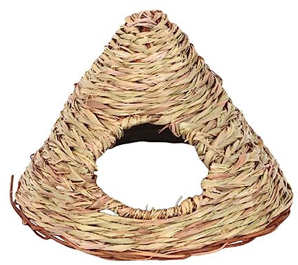 Sosoport 1pc Handwoven Bird Nest Hat Comfortable Sleeping Nest for Birds Garden Decoration Birdhouse for Home Balcony and Courtyard