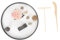 HOOTNEE 1satz Zen Sandkasten-Dekoration Kreatives Für Tisch Und Schreibtisch Für Entspannende Atmosphäre Und Individuelle Gestaltung Für Zen-gärten Und Mikrolandschaften