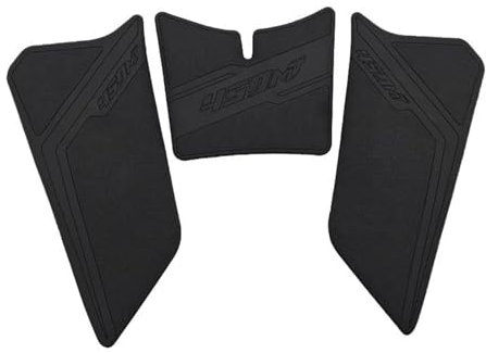 TRFBD Dekorative Matten Motorrad Heizöl Tank Pad Seite Knie Grip Aufkleber Dekorative Schutz Aufkleber Pads Für CFMOTO 450MT 450 MT 2024(YXT-YT-Black)