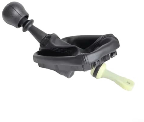 ZMdooreasy Pomo de palanca de cambios manual de cuero de 5 velocidades con palanca para Opel Corsa C 2001-2006 para OPEL para TIGRA B 2004-2012 para Opel para Combo C 2001-2011