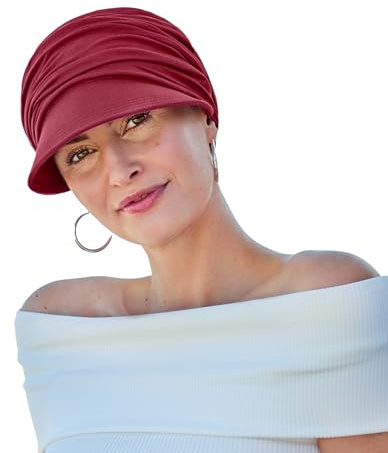 Christine Headwear Uni Sun Cap Sonnencap Bandana Damencap Damen - mit Schirm Frühling-Sommer Sommer