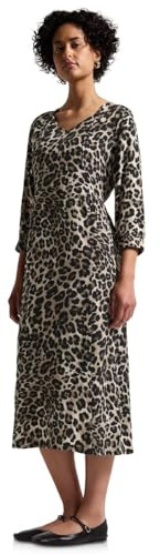 Street One Damen Gemustertes Midi-Kleid