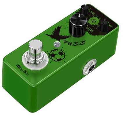 IOppWin Fuzz Buff Guitar Effect Pedal - Legendary Sweet Fuzz Tone, Metallgehäuse, True Bypass, Mini Size (DC 9V)