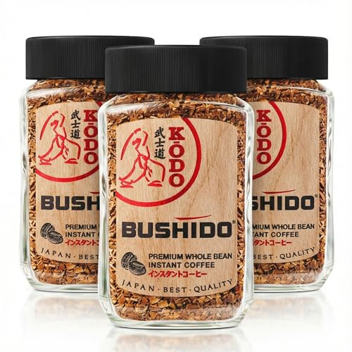 Bushido Kodo Instant Coffee 3.35oz/95g (3, One Size)