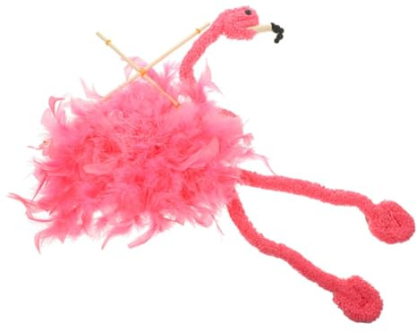 HONMEET Marioneta de Mano de Peluche con Cuerda Interactiva para Teatro y Familiares Resistente Diseño Sencillo Rosa