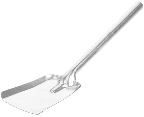 Veemoon Gartenschaufel aus Verdicktem Gusseisen 49cm Kohleschaufel und Ascheschaufel für Grill Kamin und Garten Geeignet für Feuerraumreinigung und Außenbereich