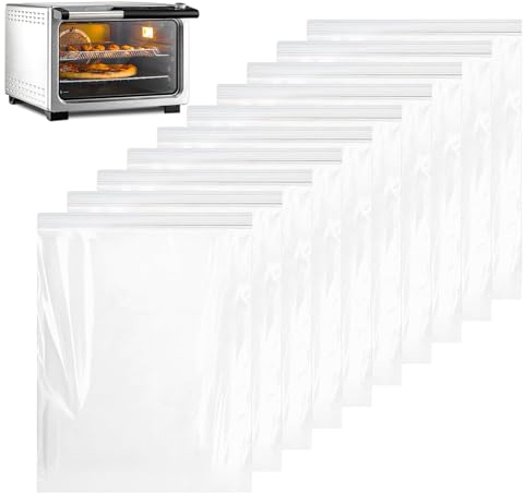 No Scrub Oven Rack Cleaning Bags - Washing Degreaser Bag for Grate | Leakproof Oven Rack Cleaner - for Grilling Stove Microwave Kitchen Toaster Cooking Baking Roasting Camping Barbecue