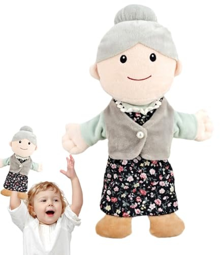 Ratpzou Hand Puppet Toy - 11.8 in Puppet Theater Accessorie | Odor-free Plush Girl Crafts Family Show Toys Hand Safe Skin-Friendly