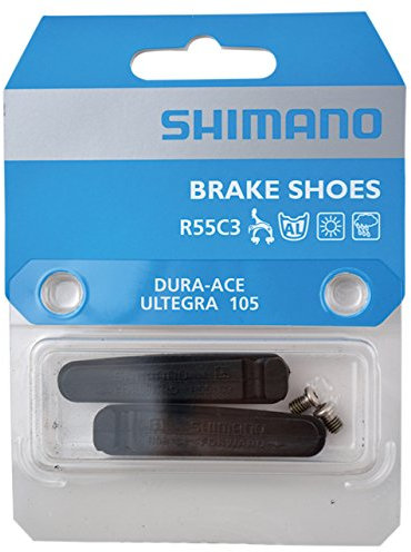 Shimano Unisex – Erwachsene R55C3 Bremsgummi, Schwarz, Einheitsgröße