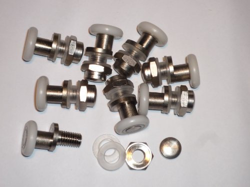 Set of 8 Shower door rollers AM12-19-8