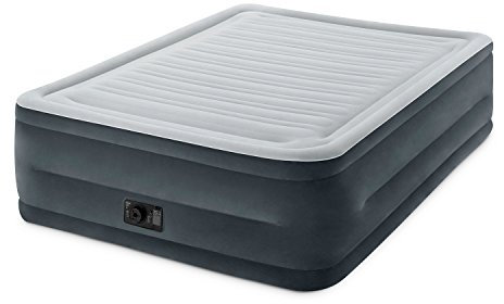 Intex Comfort Plush Elevated Dura-Beam Airbed, Bed Height 22, Queen by
