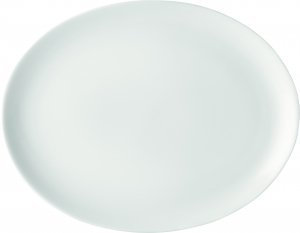 Pure White Oval Plate - Pack of 6 36cm (14inch)