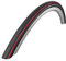 Schwalbe Fahrradreifen Lugano Faltreifen 25-622 (700x25C) Red Stripes