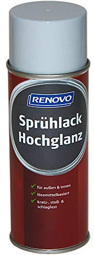 Sprühlack RAL 7035 Lichtgrau 400 ml Hochglanz Renovo