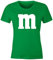 MoonWorks® Damen T-Shirt Gruppen-Kostüm M Aufdruck Kostüm Fasching Karneval Verkleidung grün XXL