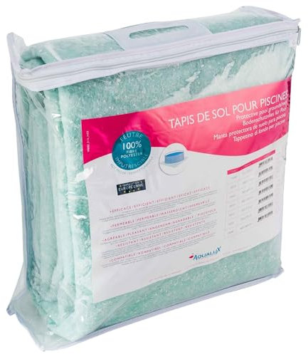 EDG by AQUALUX International - Tapis De Sol Piscine Hors Sol - 660 x 660 cm – 110 g/m² - Feutrine Piscine - Protection Liner - EDG