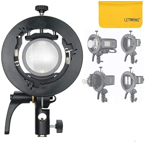 Godox S2 Bowens - Supporto flash tipo S per Godox V1 V860II AD200 AD400PRO TT350 TT685 Speedlite (S2)
