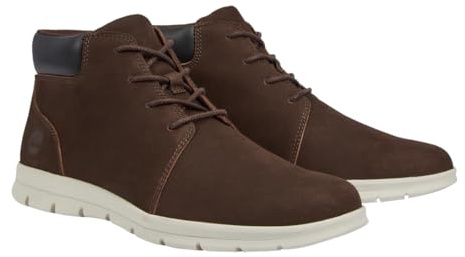 Timberland Men's Graydon Chukka Basic Fashion Boots, Dark Brown Nubuck, 7 UK