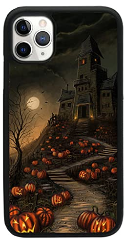 VUTTOO for iPhone 11 Pro Case - Halloween Haunted House Pattern Phone case - TPU Shock Absorption Protection Phone Cover Case