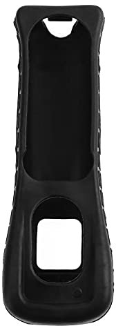 NSGJUYT Controller di Lusso in Silicone Antiurto Gamepad Cover Case Custodia Skin Custodia Soft Cover per Nintendo Wii Remote Controller (Color : Black)