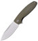 Petrified fish PFB01 Terra Cuchillo Plegable 3,54 inch Cuchilla de satén de acero D2 Micarta Mango EDC cuchillo de bolsillo (Green Stonewashed)