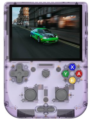 SXMA RG405V - Consola de videojuegos portátil de 4 pulgadas, pantalla táctil IPS Android 12 T618 5500 mAh, batería portátil, reproductor retro 5G, WiFi, Bluetooth, automáticamente, 128 G, 3154 juegos
