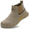 Dajingkj Zapatos de seguridad para hombre para soldador, ligeros, zapatos de trabajo con doble protección, antiquemaduras, resistentes a los golpes y pinchazos, antideslizantes, zapatos de punta de