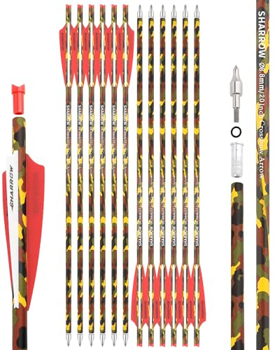 surwolf Carbon armbrustpfeile 16 17 18 20 22 Armbrustbolzen Armbrust bolzen Bogenschießen carbonpfeile für Armbrust Jagd oder Schießübungen 12St