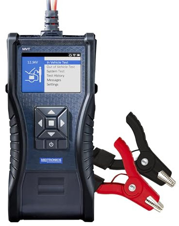 Midtronics MVT-200P Handheld Battery Tester with Printer, MDX-AI Powered, Fast & Accurate Diagnostics for 6V/12V Automotive, Marine, Power Sports, Heavy Duty Batteries, Rechargeable