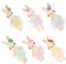 NESTINGHO 6st Kaninchenpuppe Osterhasenpuppe Osterhasen-dekor Hasenpuppe Selber Machen Kaninchen Plüschtiere Hasenpuppen Selber Machen Kleidungsstück-Kaninchen-Ornament Kaninchen-dekor Garn