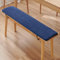 AmphaDeco Bankkissen Bankauflage Outdoor, Waschbare rutschfeste Sitzauflage Bank, Gartenbankauflage Sitzkissen Sitzpolster Bank,Dark Blue,30x100cm