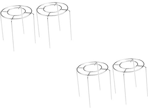 Amosfun Juego De 2 Rejillas De Enfriamiento Antioxidantes Para Hornear De Acero Inoxidable Redondas De 12 7 Cm Para Enfriar Pasteles.