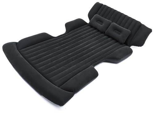 Aufblasbare Auto Matratze für Skoda Enyaq Citigo Roomster Fabia Scala Rapid Felicia Aufblasbare Camping Bett Ultra-Bequeme Multifunktionsbett Aufblasbare Automatratze,Black