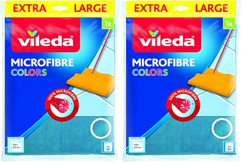 Vileda Colors Serpillière Microfibre (Lot de 2)