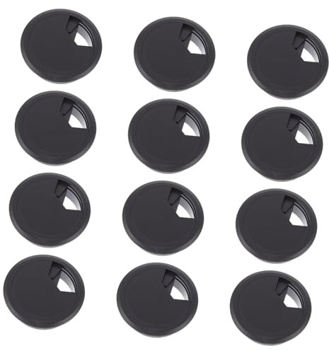 FUNOMOCYA 12stücke Kabeldurchführung Für Schreibtisch Kabelorganizer Installieren Für Pc-desks Und Sorgt Für Ordnung Und Kabel