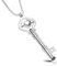 HOKHIM Breathing Necklace, Anxiety ，Fidget necklace, Turnable，silver