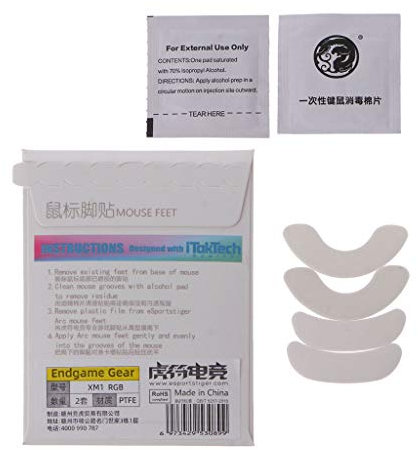 GAOINTELL Für Endgame Gear XM1 RGB Gaming Maus Skate Haltbares Glattes Maus Skate Esports Gaming Mausfüße