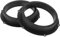 RATCHROLL 2Pcs Universal Speaker Spacer Ring Tweeter Speaker Spacer Adapter Waterproof for 6.5 Speaker Subwoofer Mounting Spacer Bracket Ring Black ABS