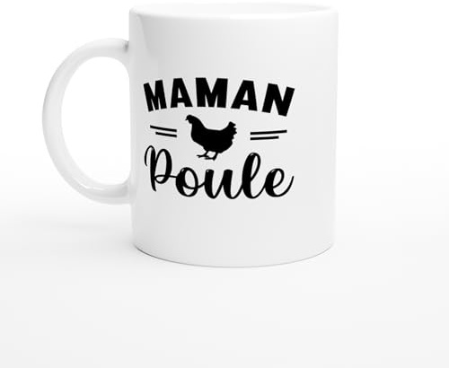 PassionCadeau Mug Maman Poule – Tasse Cadeau Maman – Idée Cadeau Fête des Mères – Mug Original Femme Mère –