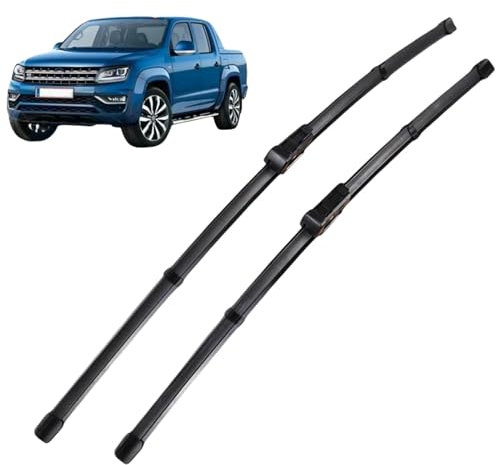 ZWBC Auto Scheibenwischer für VW Amarok 2013–2021,24''+24'', Heckscheibenwischer Wischer Gummi Frontscheibenwischerblatt Wischerblatt Auto Zubehör