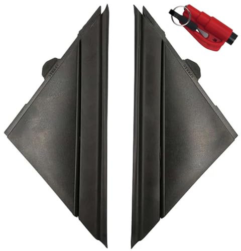 Pair of Door Mirror Flag Cover Left Right for Fiat 500 2012-2019 1SH17KX7AA 1SH16KX7AA Door Mirror Covers Left Right Black Decoration Replacement